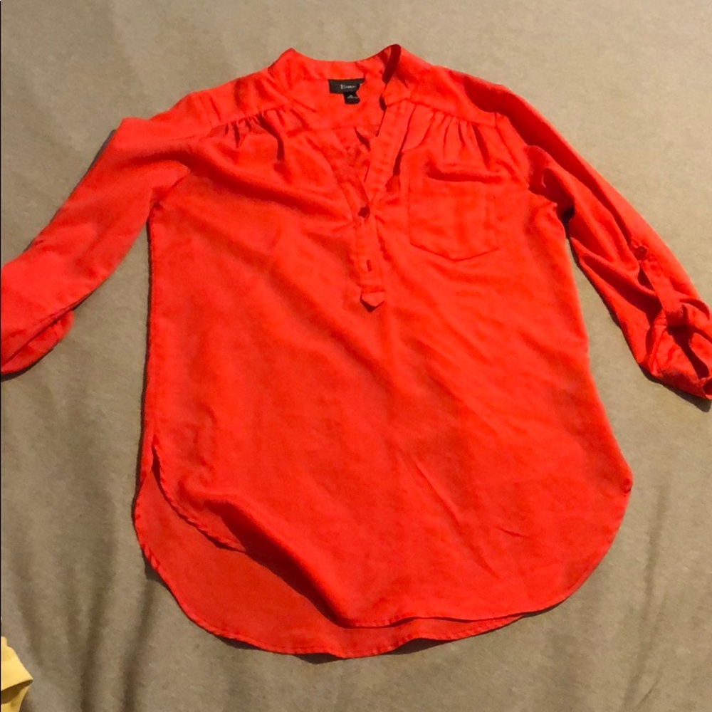 Orange blouse
